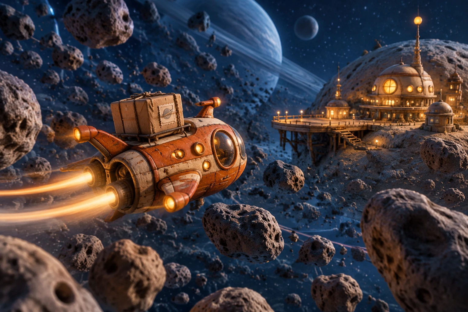 Original artwork for Orbit Post