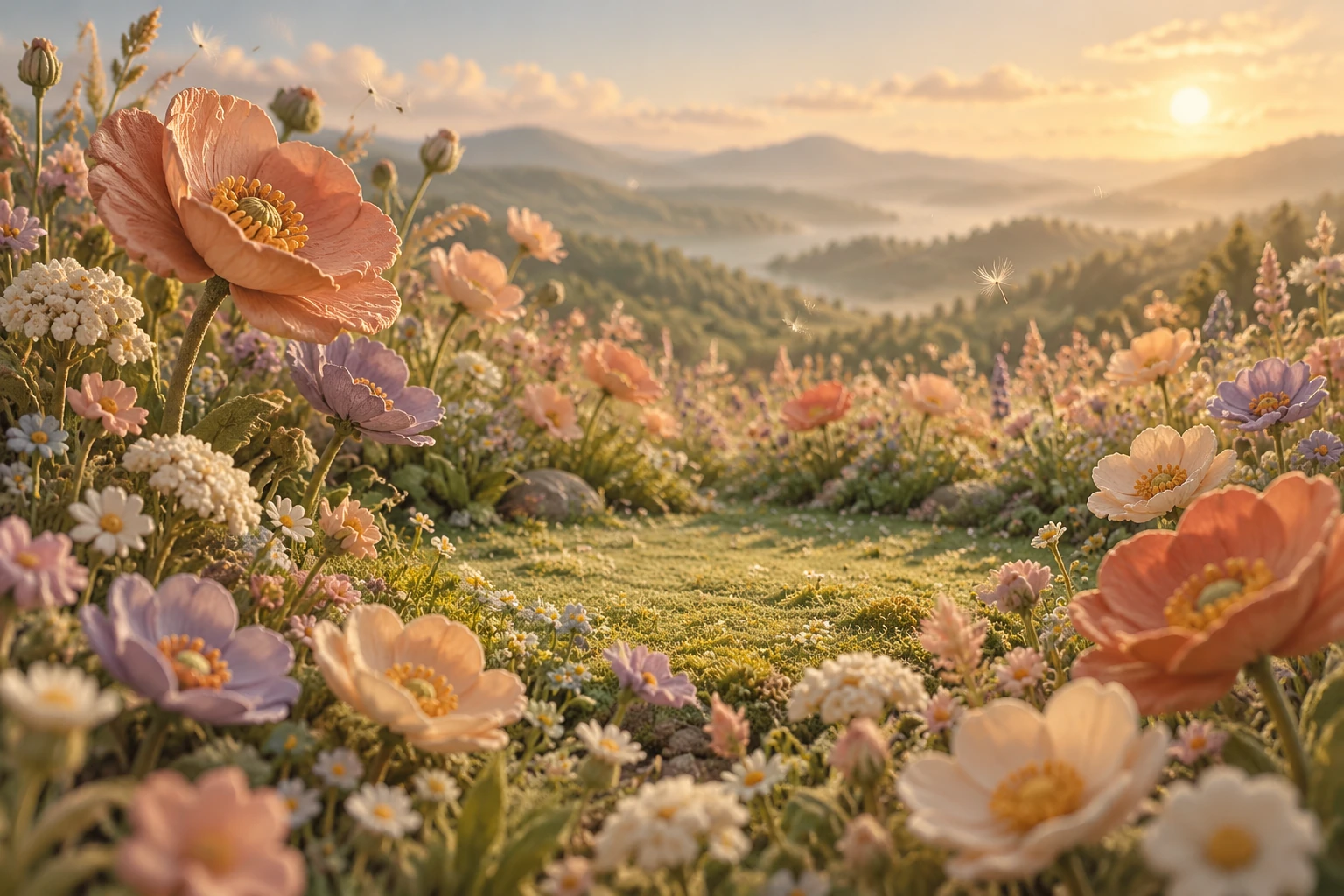 Original artwork for Petal Meadow