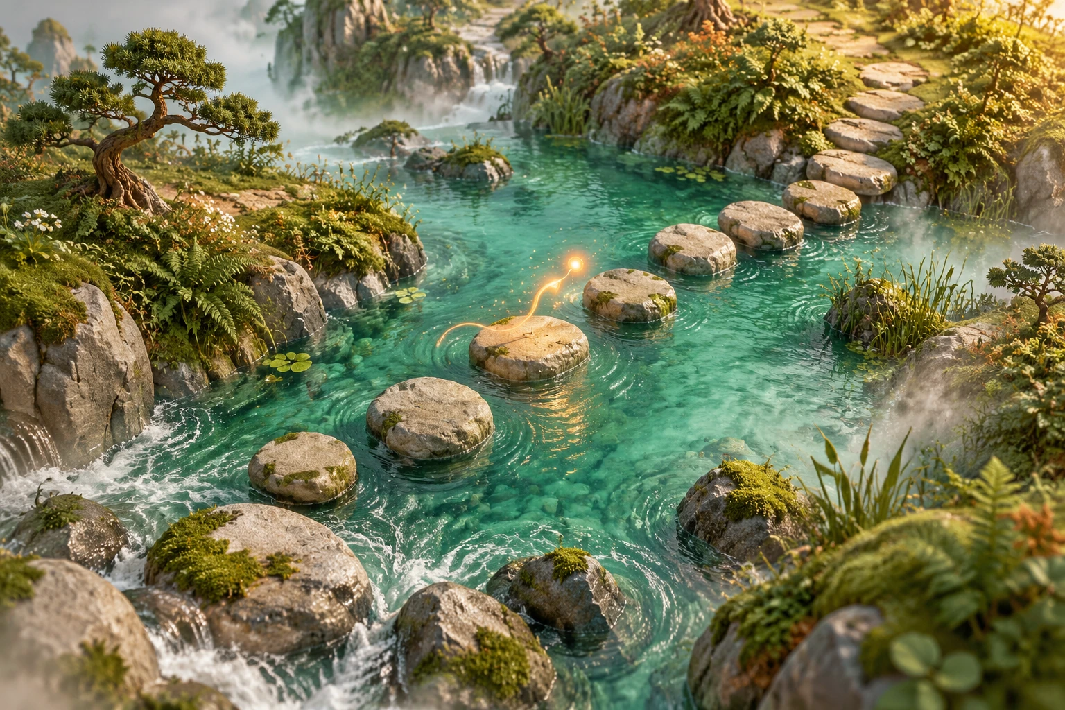 Original artwork for Riverstone Route